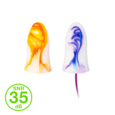 Spark Plugs® Inserti auricolari in schiuma colorati (Confezione da 200 pezzi)