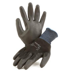 Guanti in poliestere Nero