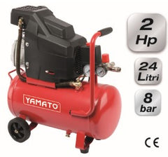 Compressore Yamato 2HP 8BAR 24L
