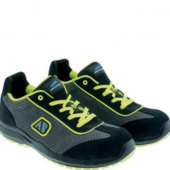 CALZATURA DA LAVORO PANTHER ABOUTBLU MODELLO EXPLORER GREY-YELLOW LOW