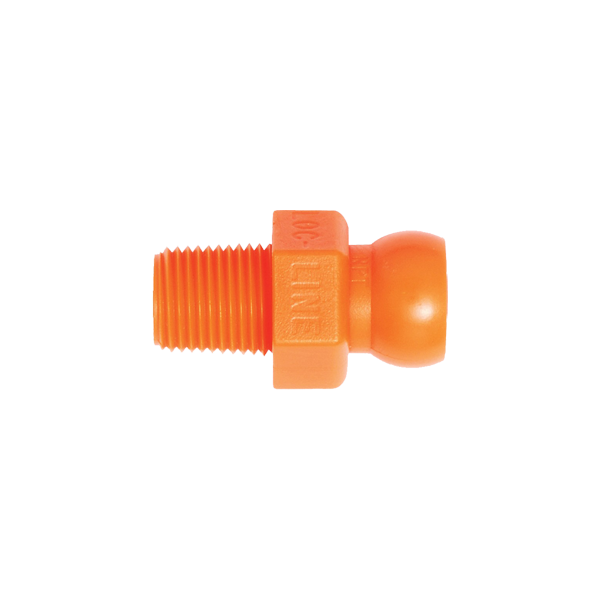 Connettore maschio NPT 1/8" per sistema modulare da 1/4" (6,35 mm)