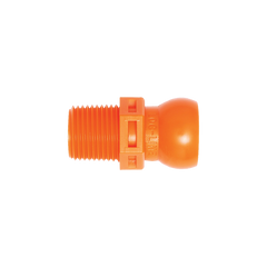 Raccordo filettato maschio 3/8″ NPT (9,53 mm) per sistema modulare Loc-Line da 1/2″ (12,7 mm)