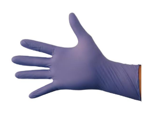 Dermagrip Guanti Nitrile monouso mis. M-L-XL senza polvere DPI & DM 100PZ