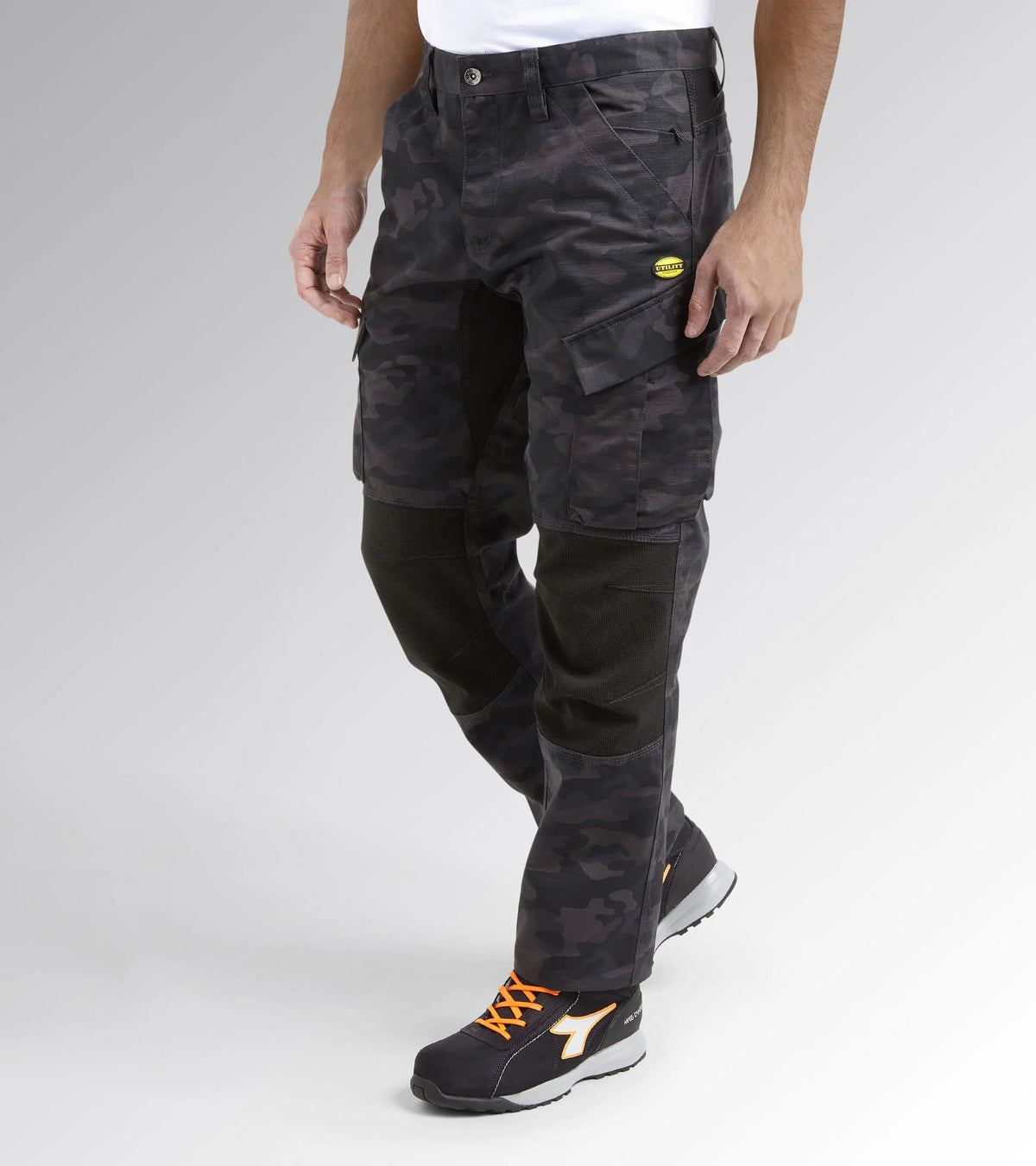 Pantaloni da lavoro gray camouflage