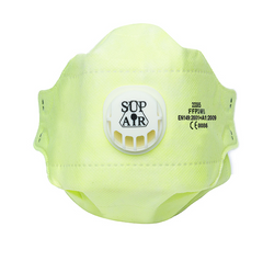 FFP3 NR D Mascherina pieghevole valvola SUP AIR (scatola da 20 maschere)