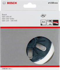 Platorello rigido Bosch 150 mm – compatibile con levigatrici GEX (Hook & Loop)