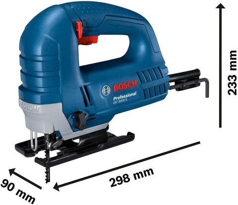 BOSCH Professional Jigsaw GST 8000 E (incluso 1x lama T144 D, protezione trucioli, in scatola)