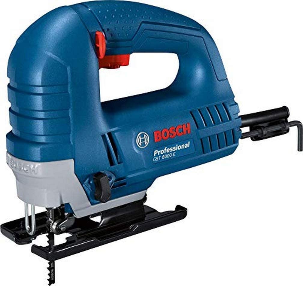 BOSCH Professional Jigsaw GST 8000 E (incluso 1x lama T144 D, protezione trucioli, in scatola)